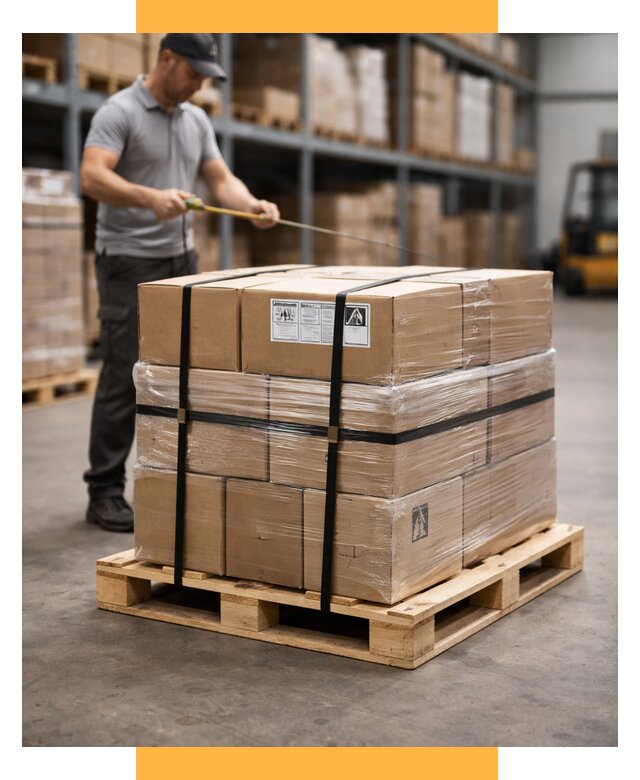 Упаковка и паллетирование грузов от 3544 р. | СетСервис-Бсл