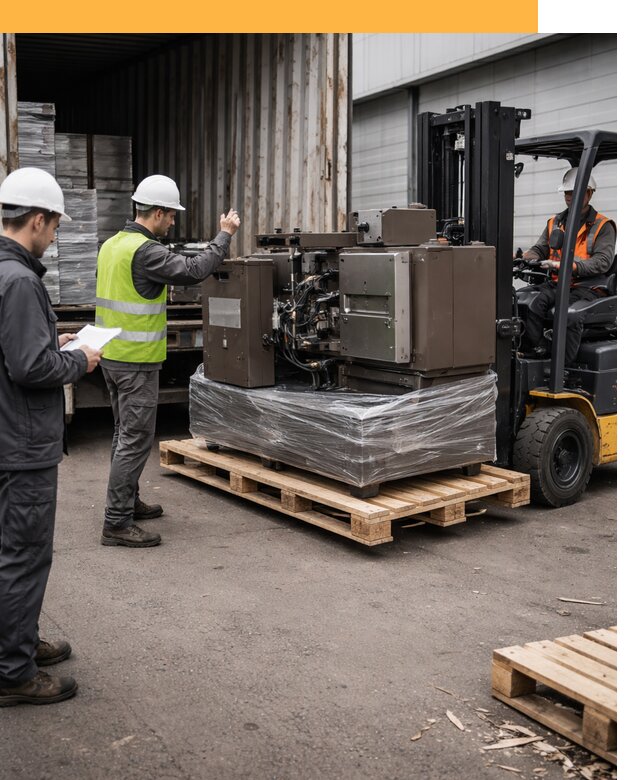 Доставка промышленного оборудования из Европы от 45567