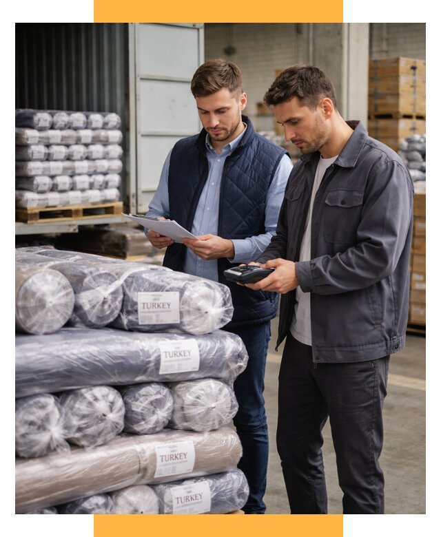 Доставка текстиля из Турции от 45567 р. под ключ, СетСервис-Бсл