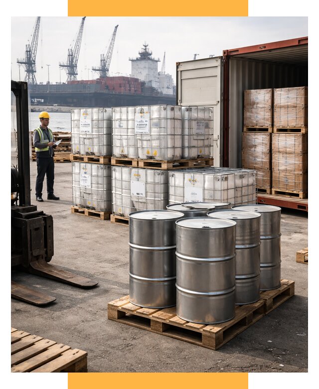 Доставка химического сырья из Индии от 253150 р. | СетСервис-Бсл