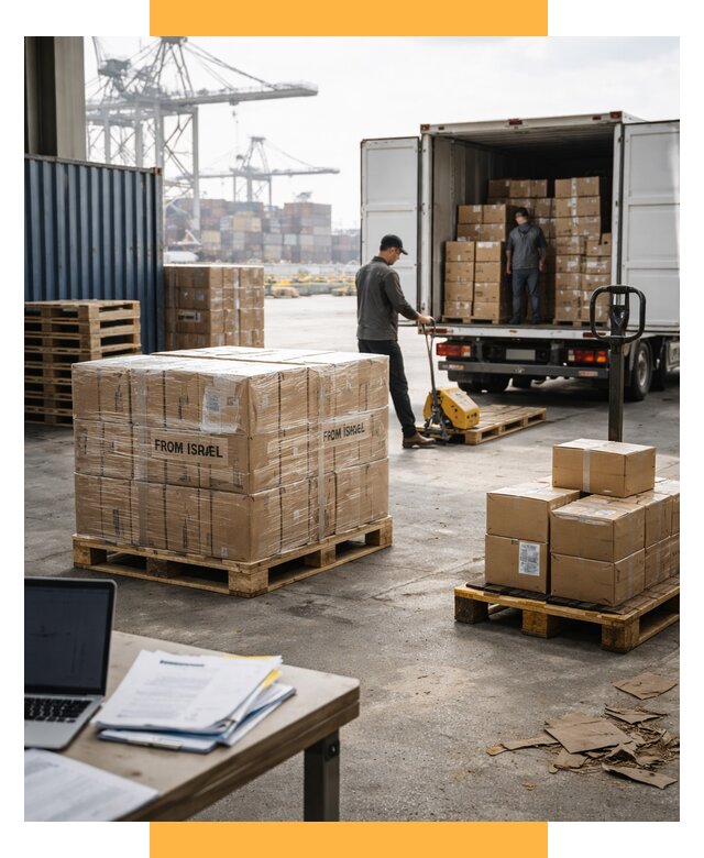 Доставка грузов из Израиля от 15189 р., логистика от СетСервис-Бсл