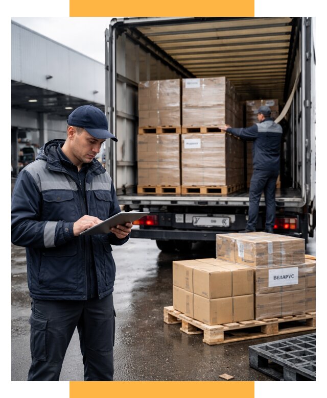 Доставка грузов из Беларуси от 15189 р. логистика СетСервис-Бсл