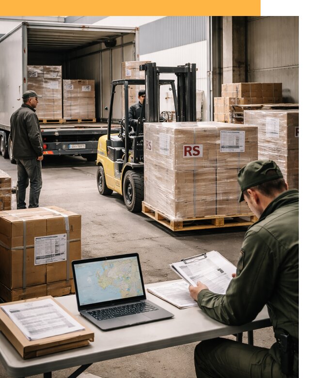 Доставка грузов в Сербию от 45567 руб, международные перевозки