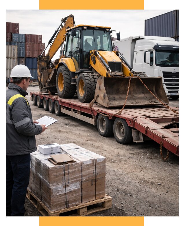 Международная перевозка спецтехники от 45567 р., СетСервис-Бсл