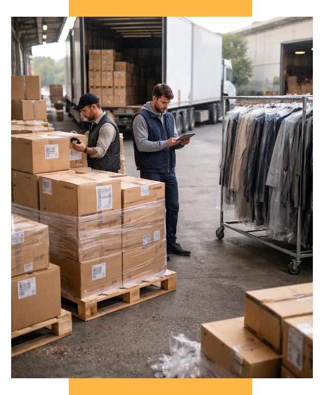 Перевозка и доставка одежды из Китая от 7595 р., СетСервис-Бсл