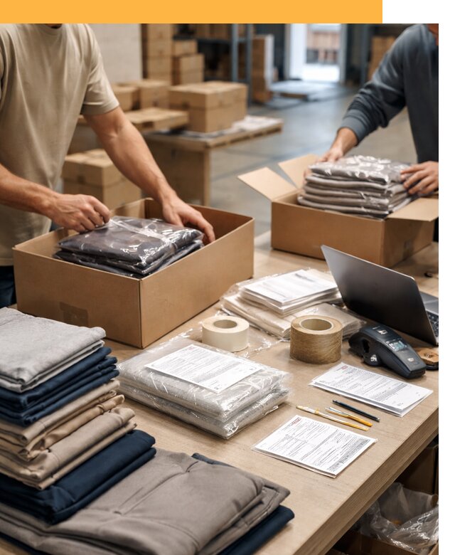 Перевозка одежды по миру от 7595 руб. с таможенным оформлением