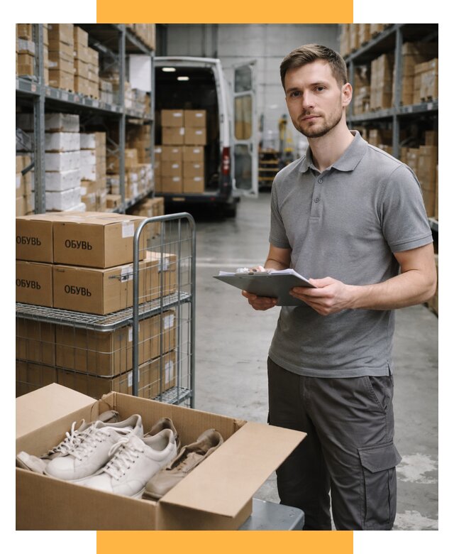 Доставка обуви из Китая и Турции от 4557 р. СетСервис-Бсл