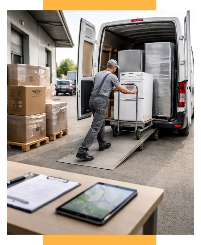 Перевозка бытовой техники от 6582 р. - логистика СетСервис-Бсл