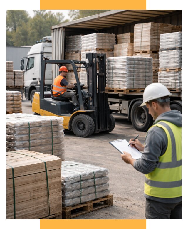 Перевозка строительных материалов от 5569 р. | СетСервис-Бсл