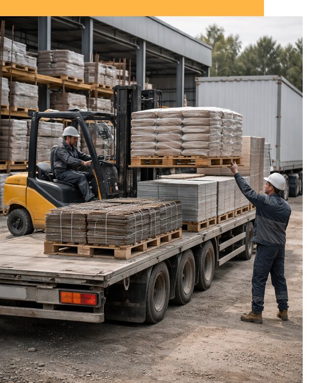 Перевозка строительных материалов по миру от 5569 руб