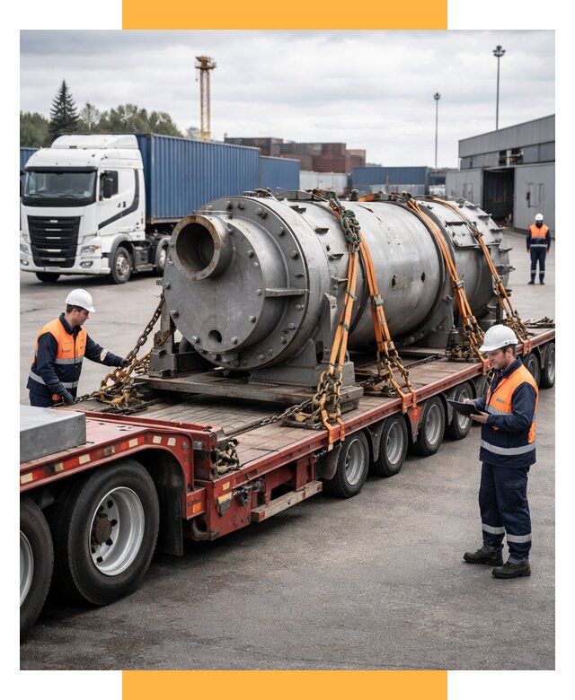 Перевозка тяжеловесных грузов под ключ от 151890 р. | СетСервис-Бсл