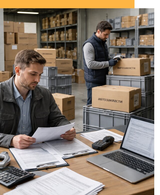 Таможенное оформление автозапчастей по выгодным тарифам от 8607